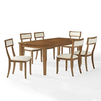 Crosley ALESSIA 7 pc Dining Table Set with Upholstered Chairs