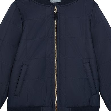Boys 4-16 Modern Supply by Sanctuary Box Quilt Bomber Jacket