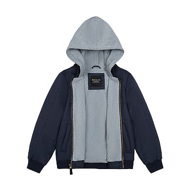 Boys 4-16 Modern Supply by Sanctuary Box Quilt Bomber Jacket