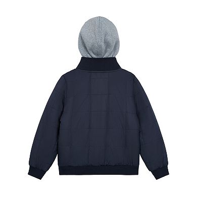 Boys 4-16 Modern Supply by Sanctuary Box Quilt Bomber Jacket