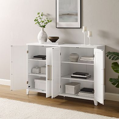 Crosley Roarke Sideboard with Storage & Adjustable Shelves