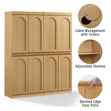 Crosley MARCO 2-Piece Kitchen Pantry Storage Cabinet Set