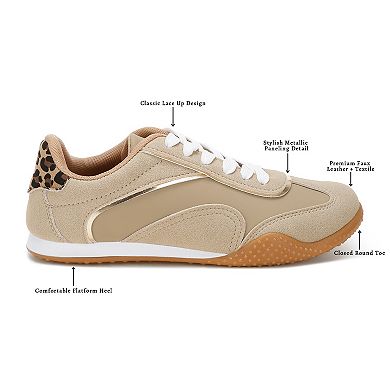 London Rag Zuccia Women's Lace-Up Casual Sneakers