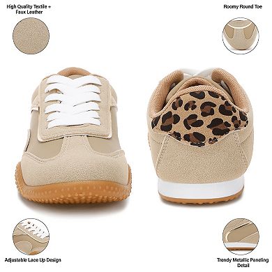 London Rag Zuccia Women's Lace-Up Casual Sneakers