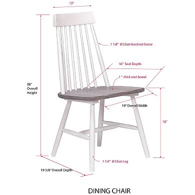 Kings Brand Furniture Modern Design Set of 2 Dining Chairs