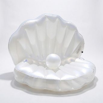 Summer Swimming Pool Inflatable Seashell Pool Float Lounge Chair Pearl Beach Pool Float Seat