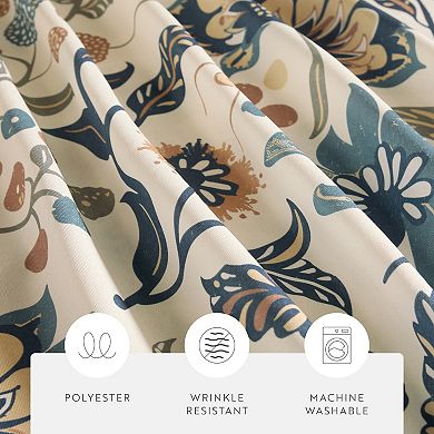 Floral Printed Shower Curtain