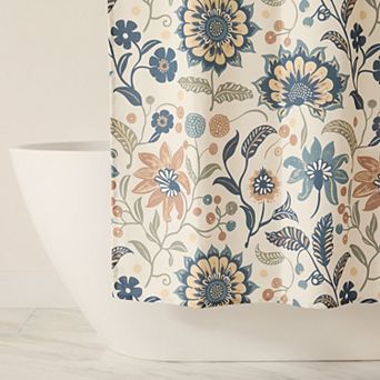 Floral Printed Shower Curtain