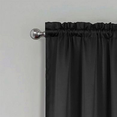 100% Polyester Twilight 100% Blackout Rod Pocket Curtain Panel