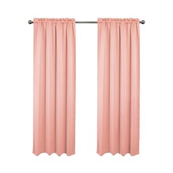 100% Polyester Twilight 100% Blackout Rod Pocket Curtain Panel