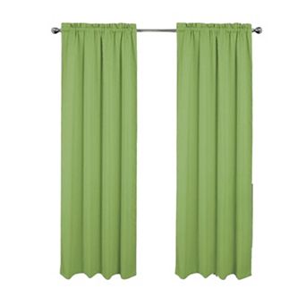 100% Polyester Twilight 100% Blackout Rod Pocket Curtain Panel