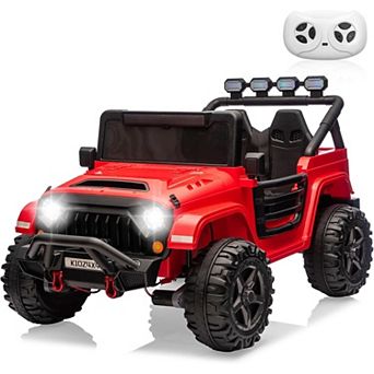 24V Ride On Truck for Big Kids, 2 Seater Electric Car w/ Remote, Suspension, tooth, Light