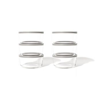Dura Living™ 12 pc 4 cup Glass Food Round Storage Set