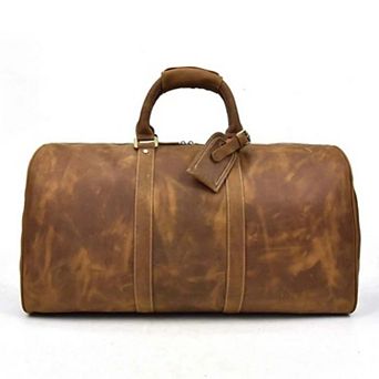 The Bjarke Weekender Handcrafted Leather Duffle Bag