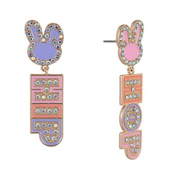 Hallmark Easter Hip Hop Bunny Earrings