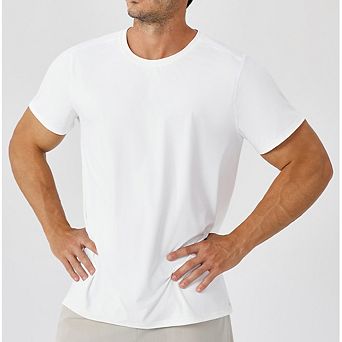 Workout Mens Shirts Casual Quick Dry Moisture Wicking T-Shirts Crew Neck Tops for Gym Athletic