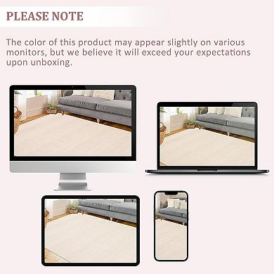 Washable Area Rugs Modern Print Distressed Rugs Soft LowPile with Rubber Backing