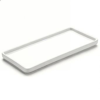 8" Small Ceramic Vanity Tray Counter Organizer