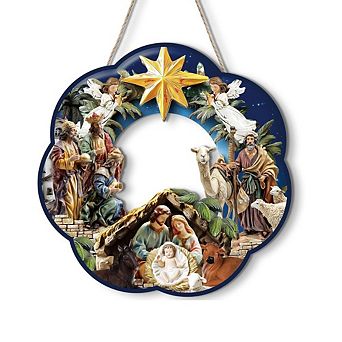 Holy Family Christmas Wreath