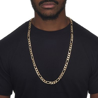 Men's Figaro-Link Chain in Yellow Goldtone 30"