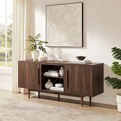 Crosley Liam 65-Inch Adjustable Shelves & Cable Management TV Stand