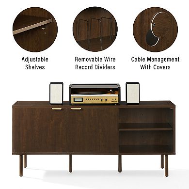 Crosley Brody Record Storage Sideboard Cabinet