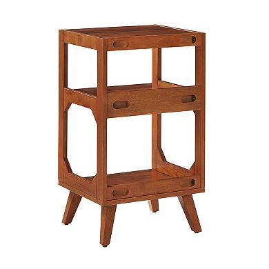 Crosley Asheville Small Vinyl Record Player Storage Stand