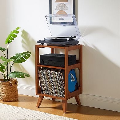 Crosley Asheville Small Vinyl Record Player Storage Stand