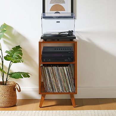 Crosley Asheville Small Vinyl Record Player Storage Stand