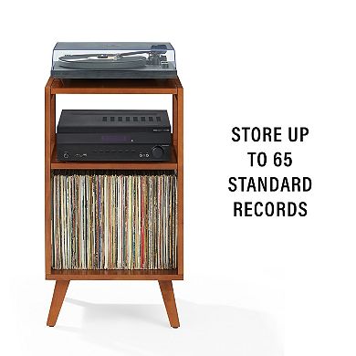 Crosley Asheville Small Vinyl Record Player Storage Stand