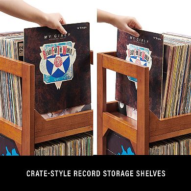 Crosley Asheville Vinyl Record Storage Stand