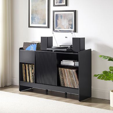 Crosley Arden Record Player Stand Storage Cabinet