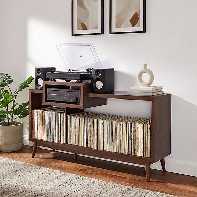Crosley Nashville Medium Record Player & Storage Stand