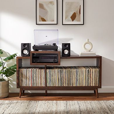 Crosley Nashville Medium Record Player & Storage Stand