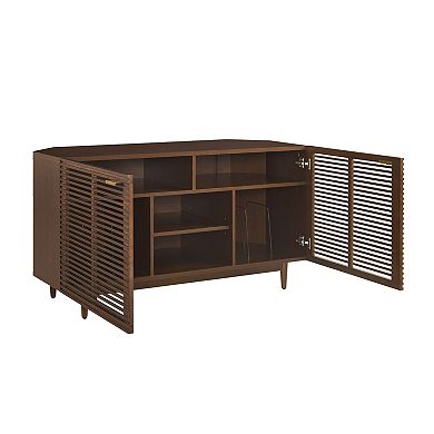 Crosley Cameron Corner Record Player & Storage Cabinet