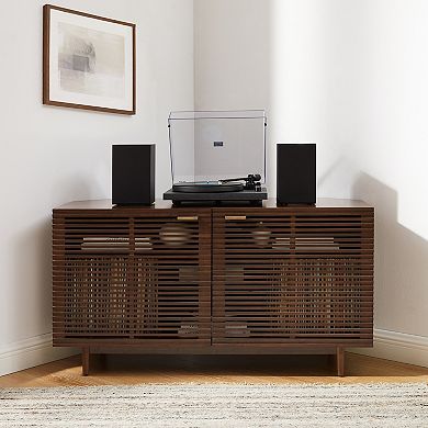 Crosley Cameron Corner Record Player & Storage Cabinet