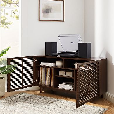 Crosley Cameron Corner Record Player & Storage Cabinet