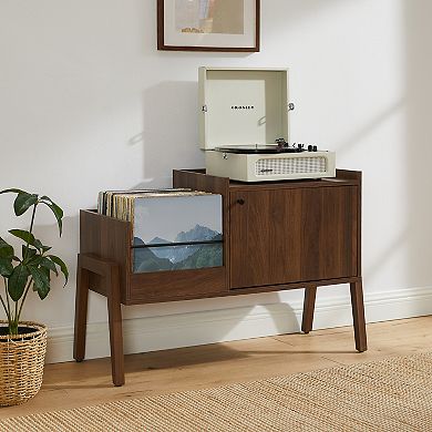 Crosley Luna Storage & Record Player Cabinet