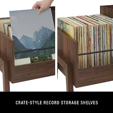 Crosley Luna Storage & Record Player Cabinet