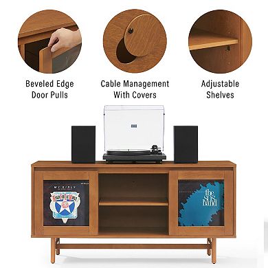 Crosley Dempsey Stroage & Record Player Cabinet