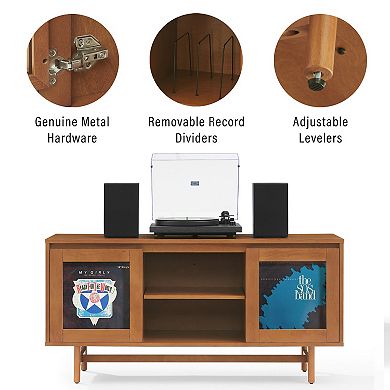 Crosley Dempsey Stroage & Record Player Cabinet