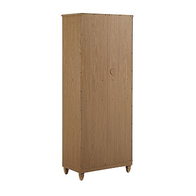 Crosley Katia Rattan Doors Kitchen Storage Pantry