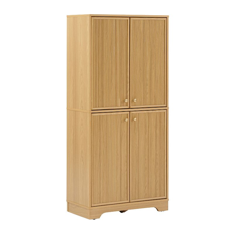 Crosley Naomi Kitchen Storage Pantry Cabinet, White
