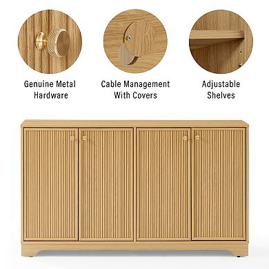 Crosley Naomi Reeded Sideboard