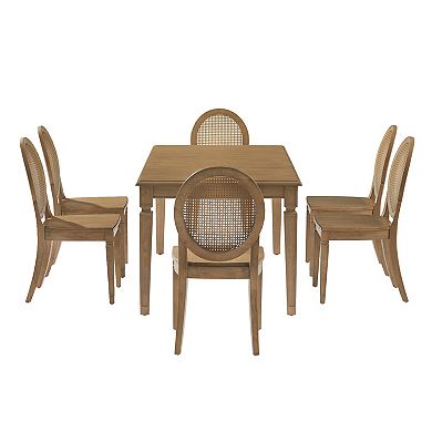 Crosley Katia 7-Piece Dining Table & Chairs Set For 6
