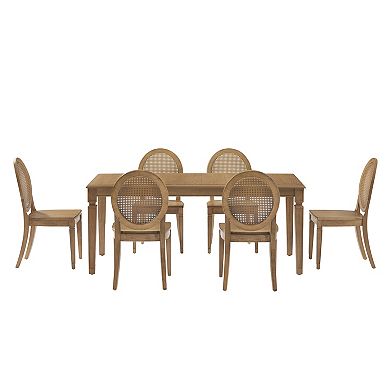 Crosley Katia 7-Piece Dining Table & Chairs Set For 6