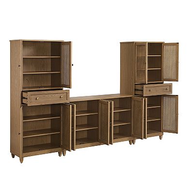 Crosley Katia 3-Piece Sideboard & Pantry Set