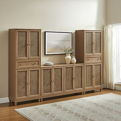 Crosley Katia 3-Piece Sideboard & Pantry Set
