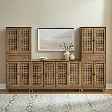Crosley Katia 3-Piece Sideboard & Pantry Set