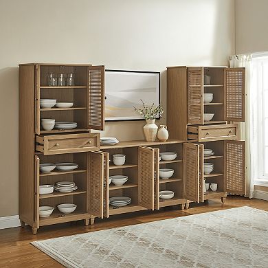 Crosley Katia 3-Piece Sideboard & Pantry Set